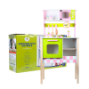 Cocina larga de madera